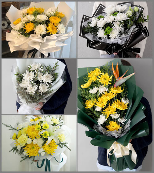 河南新乡原阳县陡门乡白事花束代送